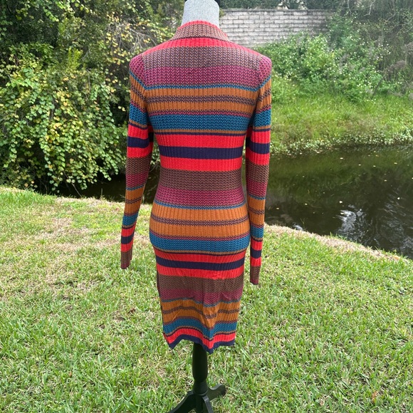 Sweater dress Gianni Bini,size large,multicolored,84%rayon,14% nylon, - Picture 3 of 5